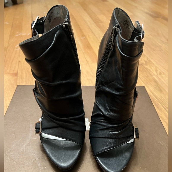 Bebe Retro Leather Ankle Boots - Picture 6 of 7
